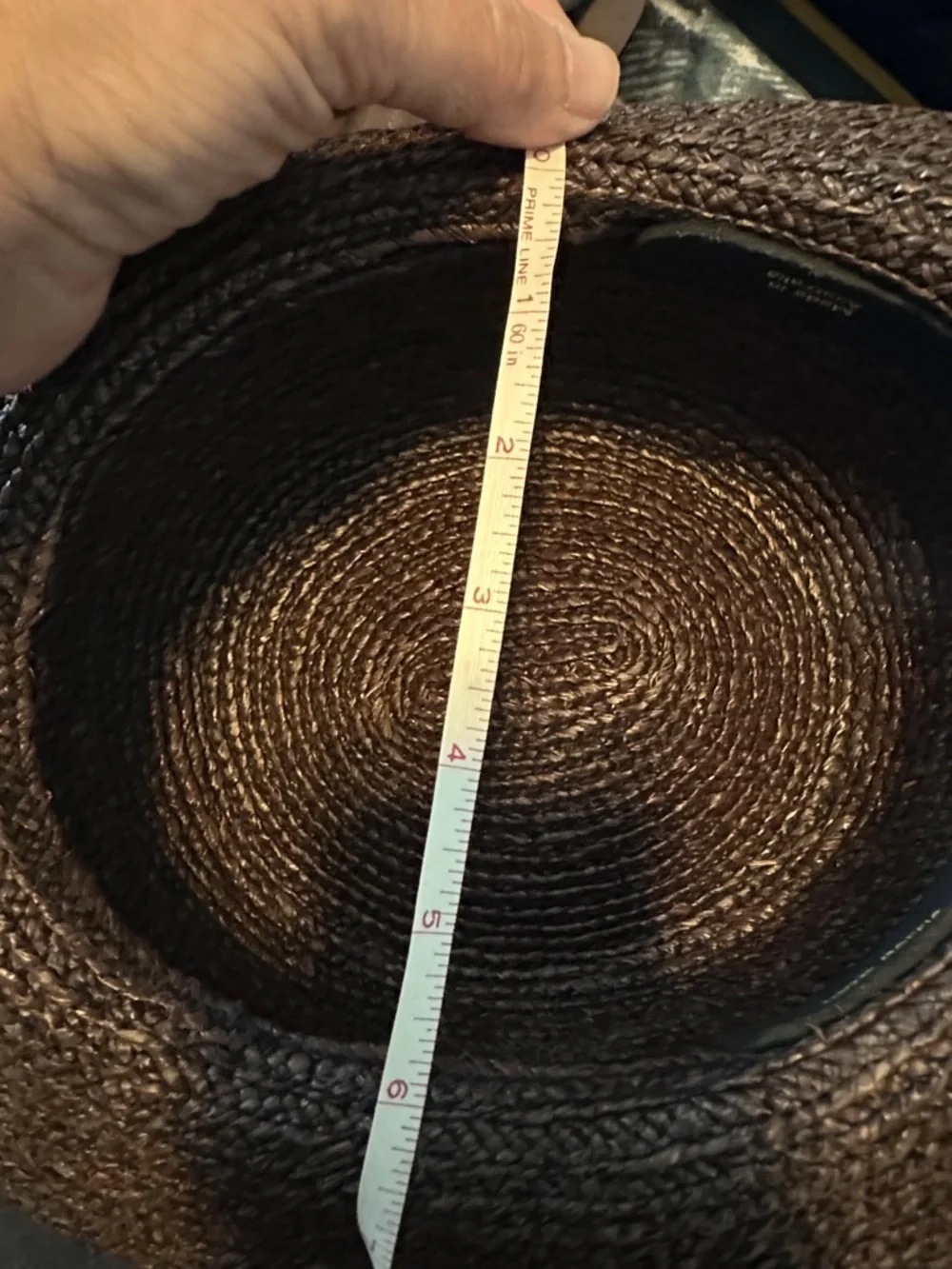 Helen Kaminski Brown Raffia Hat Fits like a small Excellent Like New